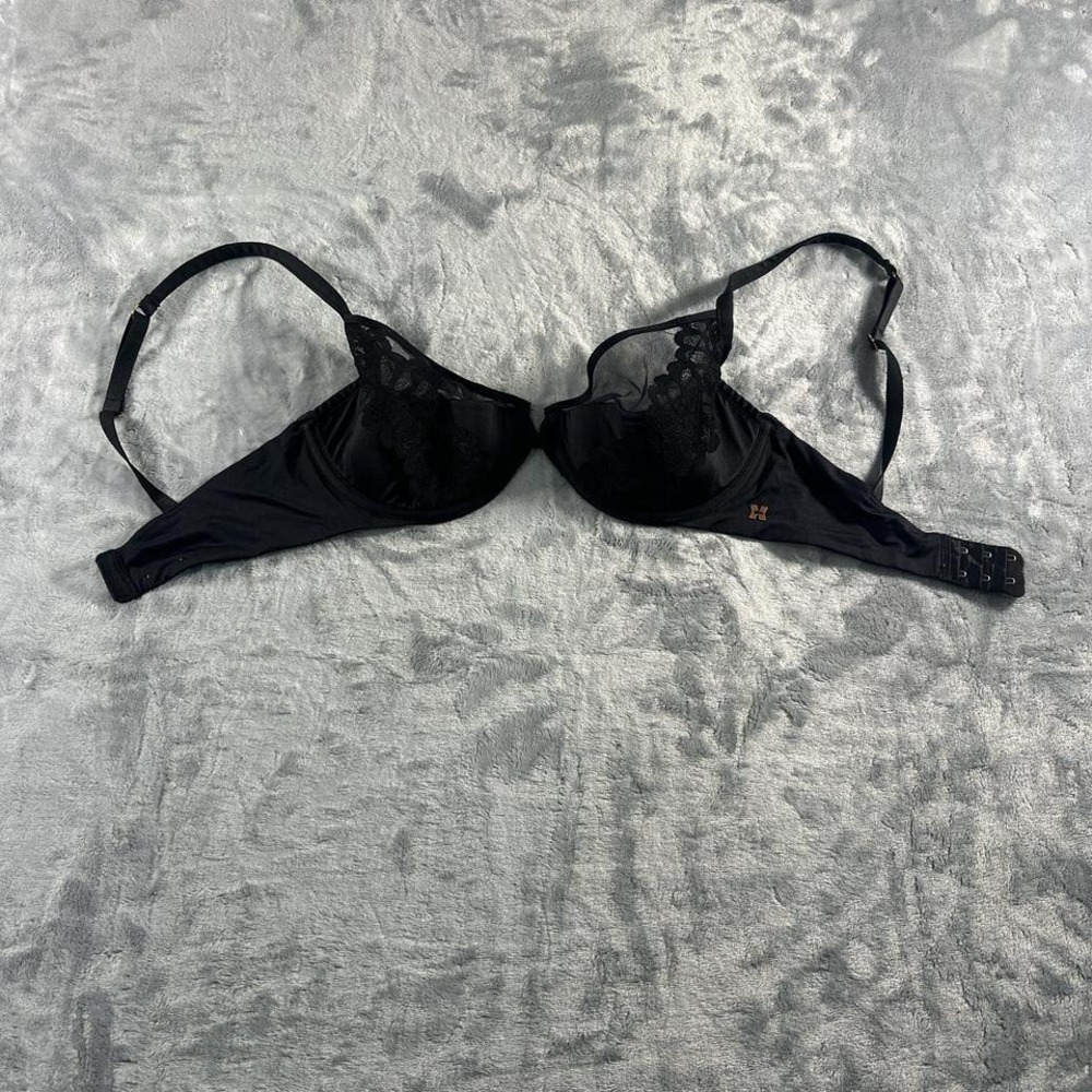 Savage X Fenty Black‎ lace balconette bra